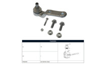 Imagen de Rotula Del Chevrolet Celta/Corsa Combo/Corsa/Montana 95-21 Der/Izq