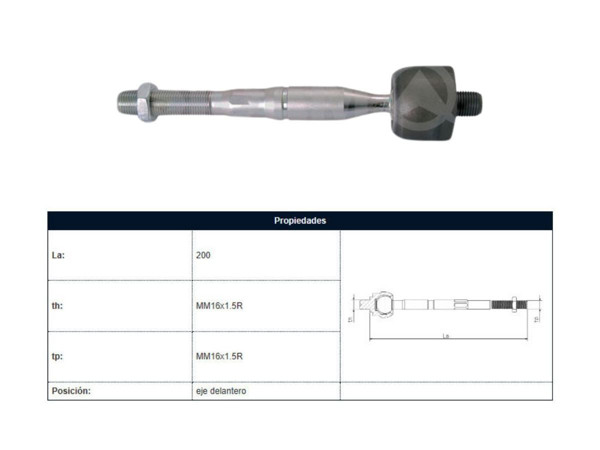 Imagen de Mate Mitsubishi L200 07-25 Der/Izq