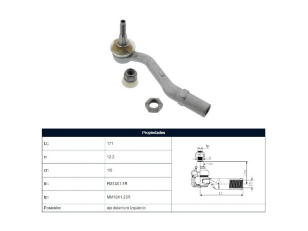 Imagen de Puntero Citroen C3 02-25 Izq