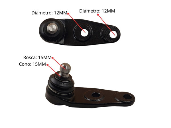 Imagen de Rotula Delantera Volkswagen Parati/Saveiro/Gol Ii 93-99 Der