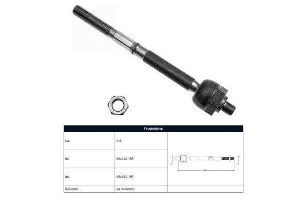 Imagen de Mate Renault Megane 00-05 Der/Izq