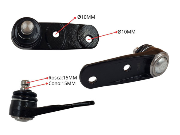 Imagen de Rotula Volkswagen Saveiro/Amazon - Senda/Parati/Gol I 80-94 Der