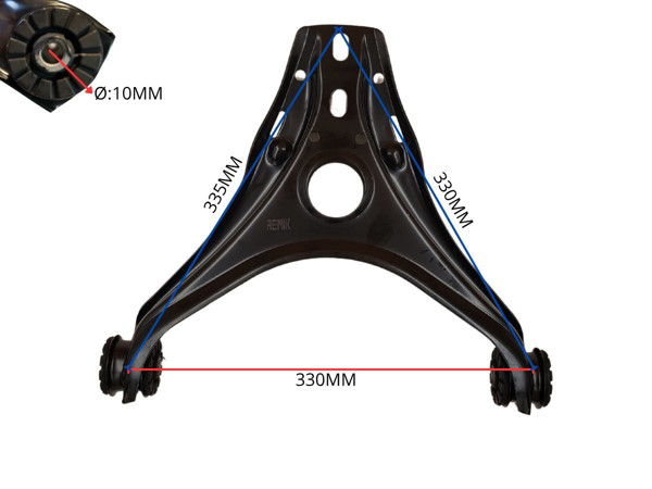 Imagen de Parilla De Suspension Delantera Volks Saveiro/Gol I/Amazon/Parati 80-99 Der