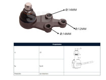 Imagen de Rotula Delantera Hyundai H1 Carroceria Tq Starex 05-25 Der/Izq