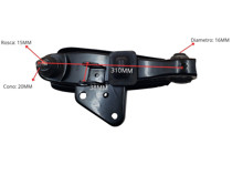 Imagen de Parilla De Suspension Delantera Hyundai Camion Porter 96-25 Der