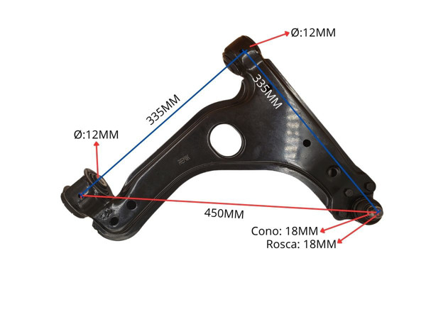 Imagen de Parilla De Suspension Delantera Chevrolet Astra 99-16 Der