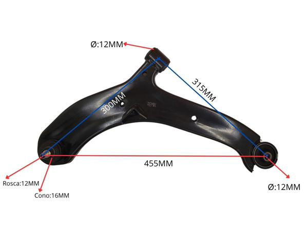 Imagen de Parilla De Suspension Delantera Hyundai Accent 00-05 Izq