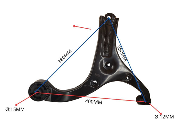 Imagen de Parilla De Suspension Delantera Hyundai Accent, Kia Rio 05-12 Izq