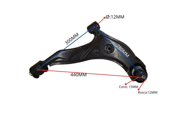 Imagen de Parilla De Suspension Delantera Hyundai Accent, Jac J3 A137 94-25 Der