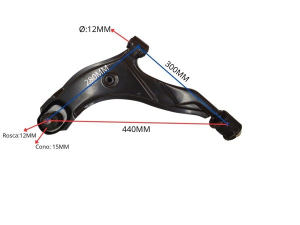 Imagen de Parilla De Suspension Delantera Hyundai Accent, Jac J3 A137 94-25 Izq