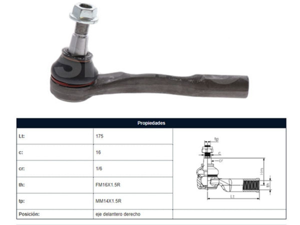 Imagen de Puntero Mercedes Benz Sprinter 311Cdi 315Cdi 415Cdi 515Cdi Furgón Carrocería 907/Sprinter 316Cdi – 416Cdi – 516Cdi – Carrocería 907 20-25 Der