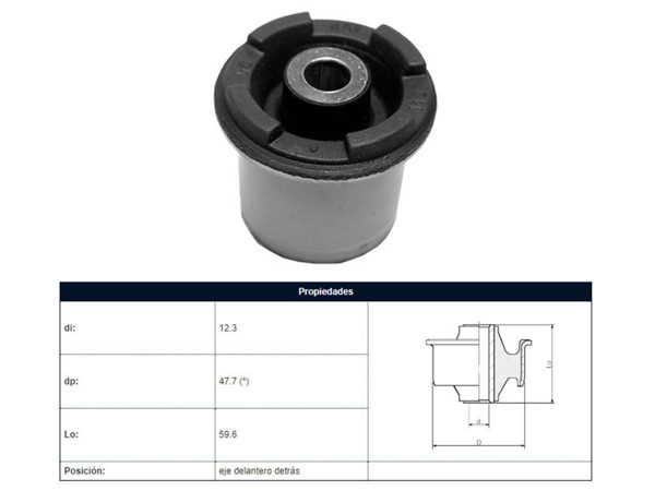 Imagen de Buje Del Chevrolet Vectra 05-11 Der/Izq