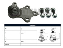 Imagen de Rotula Del Peug 306 93-25 Der/Izq