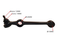 Imagen de Brazo De Suspensión Fiat Fiorino 92-25 Der/Izq