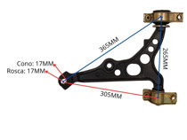 Imagen de Parilla De Suspension Delantera Fiat Brava 96-01 Der