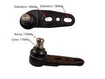 Imagen de Rotula Delantera Volkswagen Saveiro/Gol Iv/Parati/Gol Iii 99-25 Der