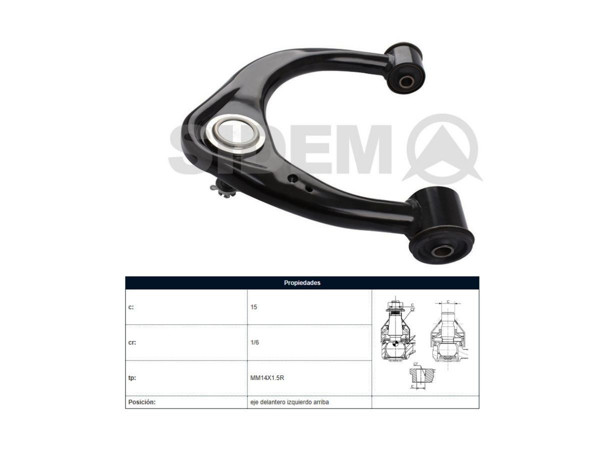 Imagen de Parilla De Suspension Delantera Toyota Hilux 04-25 Izq