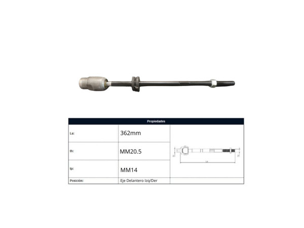 Imagen de Mate Seat Cordoba/Toledo Diesel/Inca Diesel  Volks Caddy Ii 93-25 Der/Izq